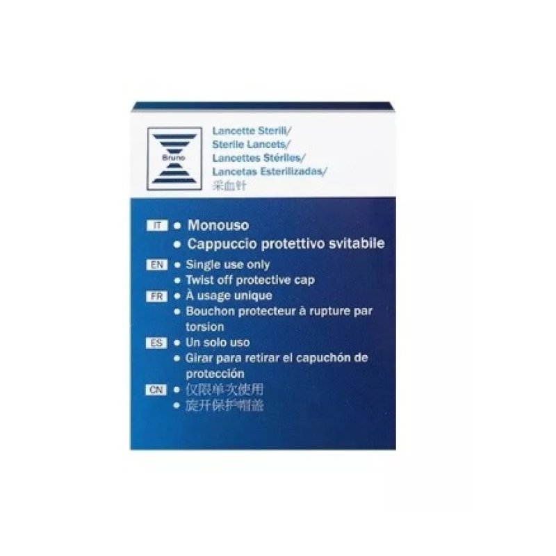Bruno GD40 Lancette Pungi-dito 33G 25 pezzi Bruno GD40 Lancette Pungi-dito 33G 25 pezzi