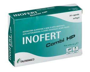 Inofert Combi HP 20 capsule Soft Gel integratore per ovaio policistico e fertitilà - Italfarmaco