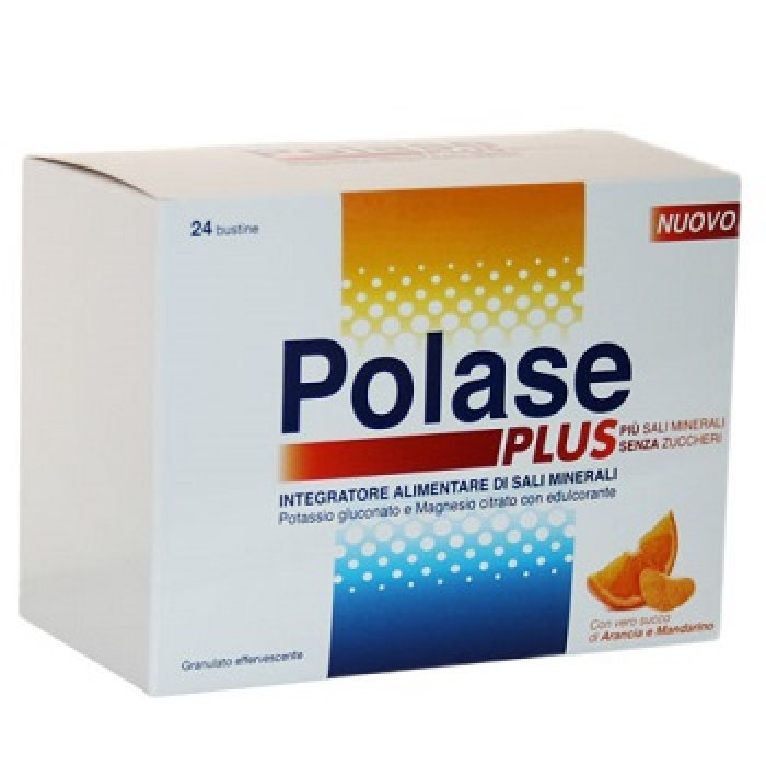 Glaxosmithkline Polase Plus Sali Minerali Integratore Alimentare 24 Bustine Arancia