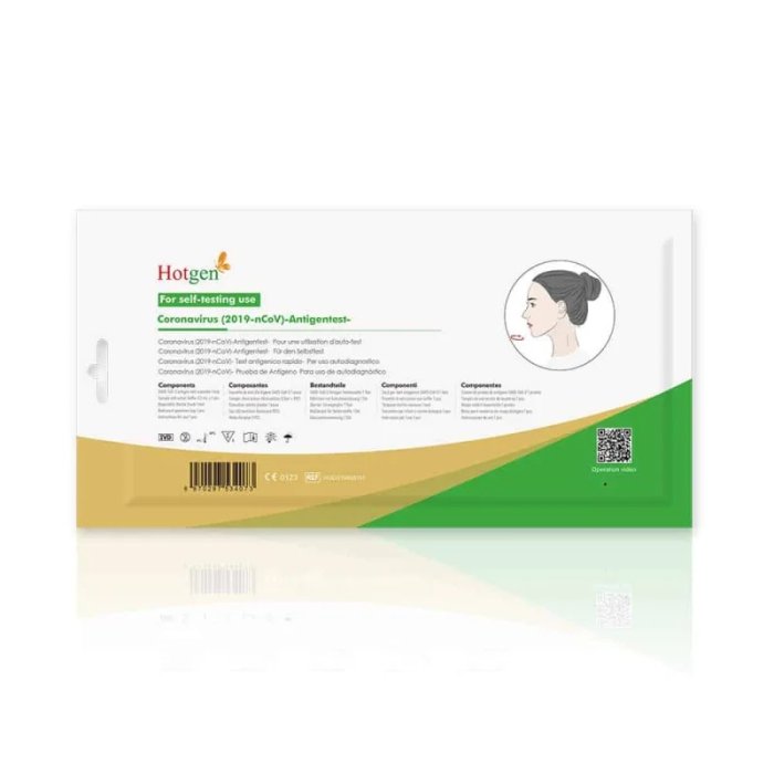 Coronavirus (2019-nCov) Hot Gen 1 Pezzo -Self Test Antigenico Rapido Covid