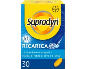 Supradyn  Vitamine e Minerali Ricarica 50+ Over 50 Integratore 30 Compresse