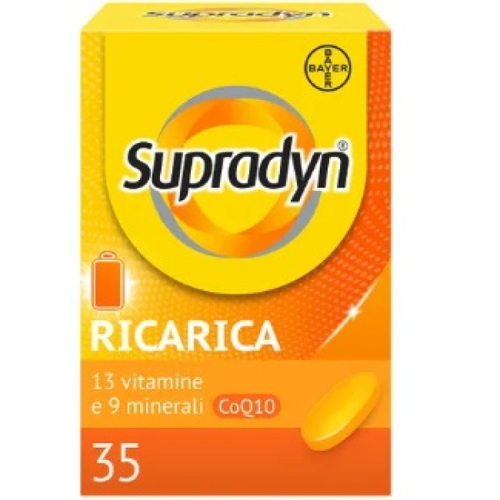 Supradyn Ricarica Integratore Alimentare Vitamine e Minerali 35 Compresse Supradyn Ricarica Integratore Alimentare Vitamine e Minerali 35 Compresse