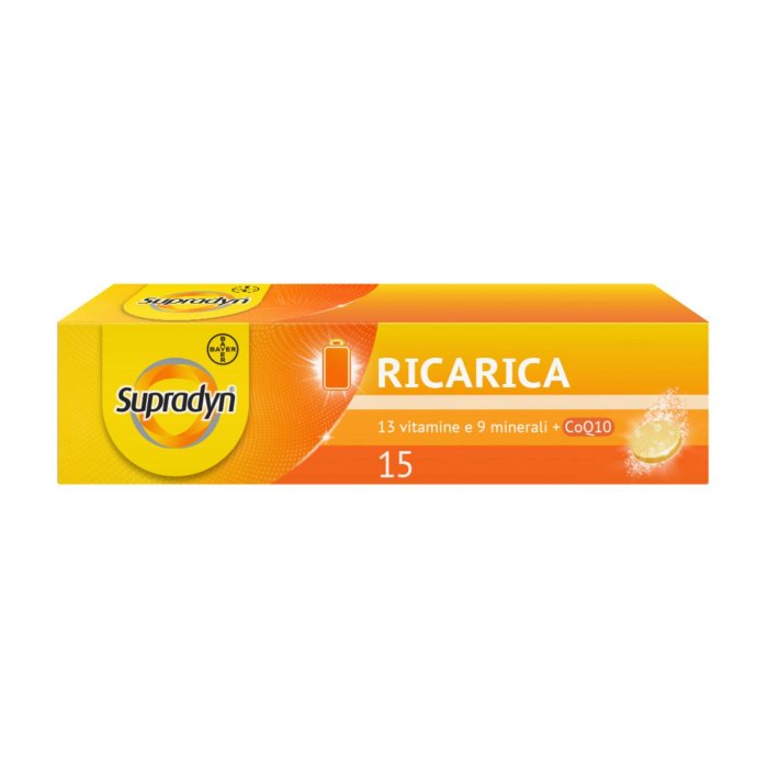 Supradyn Ricarica Integratore Vitamine Minerali 15 Compresse Effervescenti Supradyn Ricarica Integratore Vitamine Minerali 15 Compresse Effervescenti