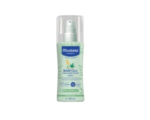 Mustela Trattamenti Delicati per Mamme e Bambini Babyzzz Talco No Talco Lenitivo e Protettivo Spray 100 ml
