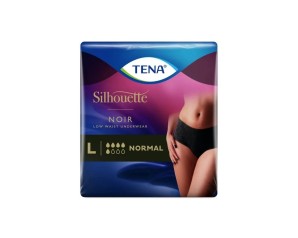 Tena silhouette noir L 9 pezzi