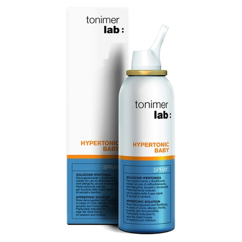 Tonimer Md Hypertonic Baby Spray Nasale per Bambini 100 ml Tonimer Md Hypertonic Baby Spray Nasale per Bambini 100 ml