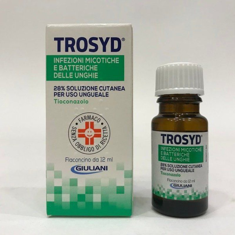 Trosyd 28% Soluzione Cutanea Per Uso Ungueale Flaconcino 12 Ml Trosyd 28% Soluzione Cutanea Per Uso Ungueale Flaconcino 12 Ml