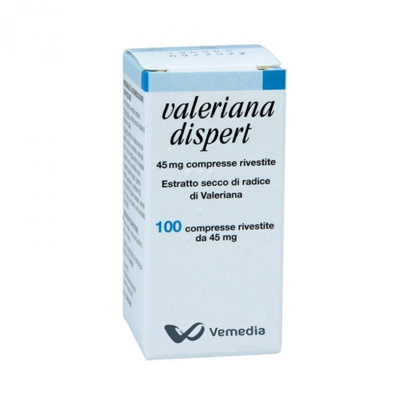 Valeriana Dispert 100 Compresse Rivestite 45 Mg