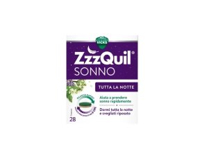 Vicks ZzzQuil Sonno Tutta Notte per Riposo Prolungato 28 Compresse