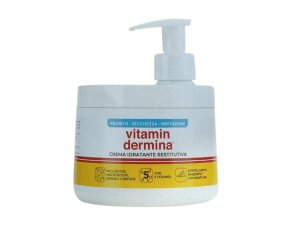 Vitamindermina crema idratante restitutiva pompa 400 ml
