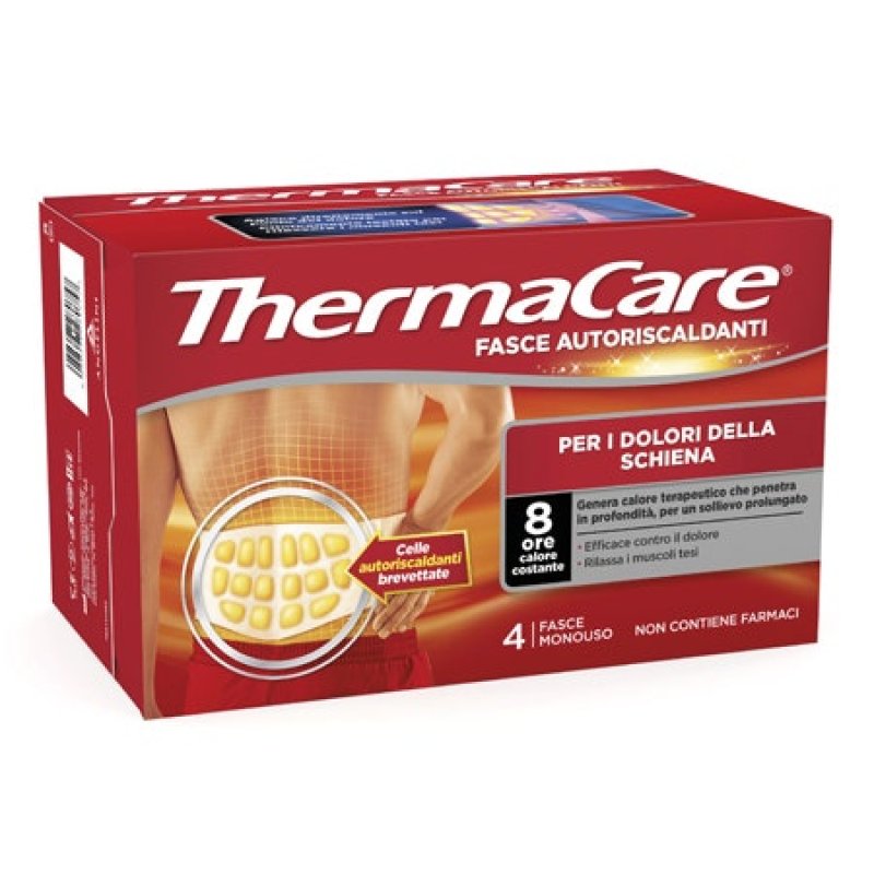Thermacare Fasce Autoriscaldanti Schiena 4 Pezzi