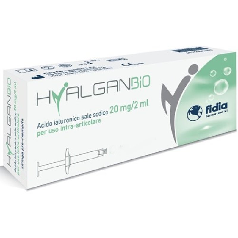Hyalgan Bio Siringa Intra-Articolare Acido Ialuronico 20 mg 2 ml 5 Pezzi Hyalgan Bio Siringa Intra-Articolare Acido Ialuronico 20 mg 2 ml 5 Pezzi