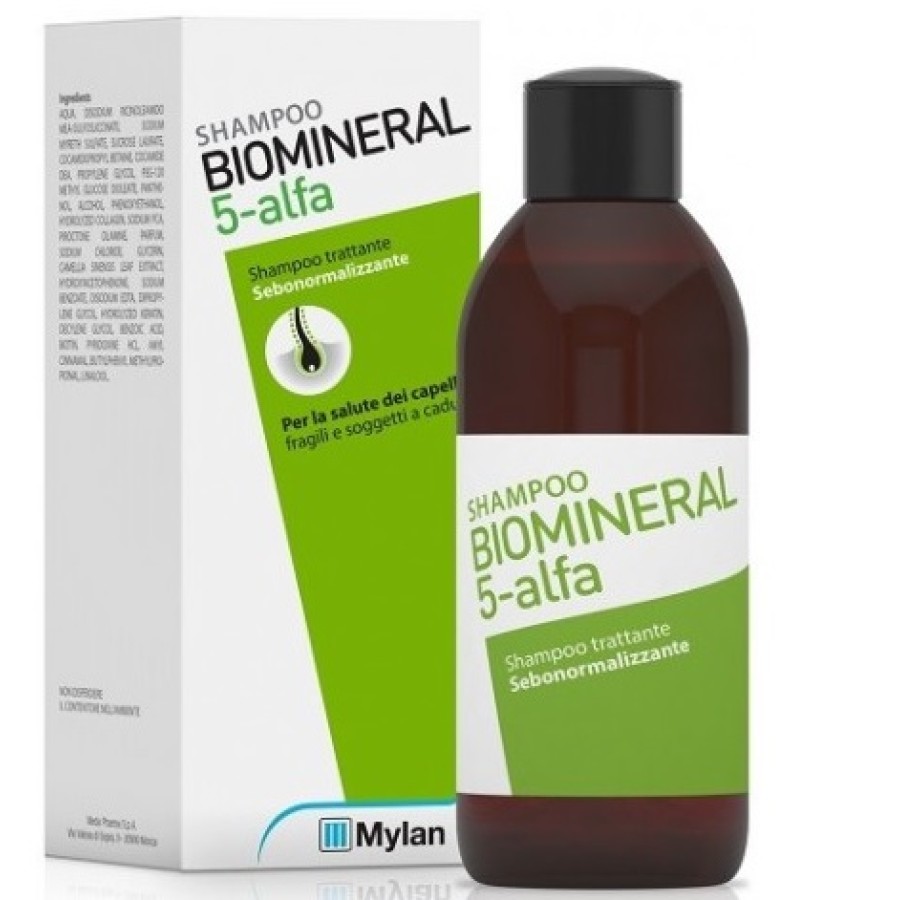Biomineral 5-Alfa Shampoo Hair Terapy Capelli Deboli 200 ml