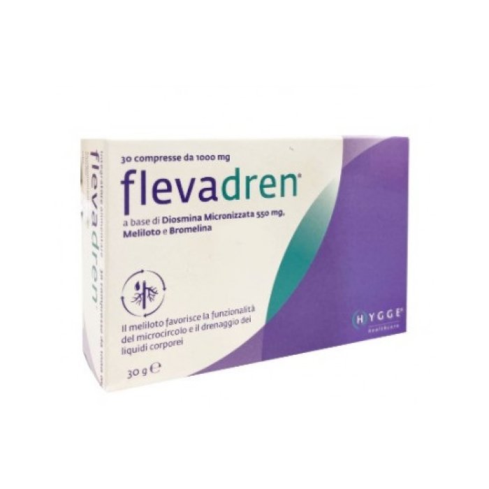 Flevadren - Integratore per la Funzionalit&agrave; del Microcircolo e Circolazione Venosa 30 compresse