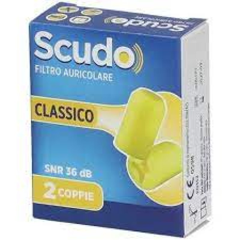 Filtro Auricolare Earplug Scudo Classic 2 Coppie