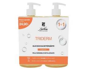 Bionike Triderm Olio Doccia Detergente Bipack 750ml + 750ml 