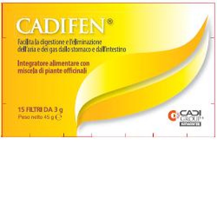 Ca.Di. Group Cadifen Integratore Alimentare 15 Filtri da 3g Ca.Di. Group Cadifen Integratore Alimentare 15 Filtri da 3g