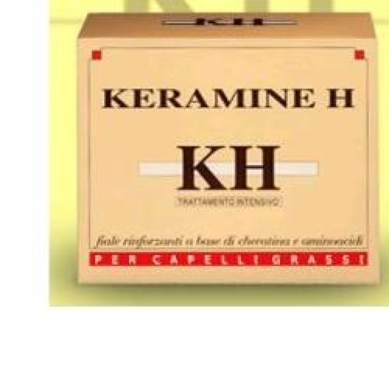 Keramine H KH - Fiale Rinforzanti Rossa per Capelli Grassi 10 fiale da 10 ml Keramine H KH - Fiale Rinforzanti Rossa per Capelli Grassi 10 fiale da 10 ml