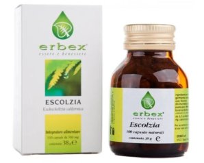 Erbex Escolzia 380 mg Integratore Insonnia 100 Capsule