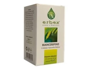 Erbex Biancospino Integratore Alimentare 100 Capsule