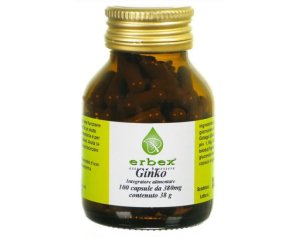 Erbex Ginkgo Biloba Integratore Alimentare 100 capsule