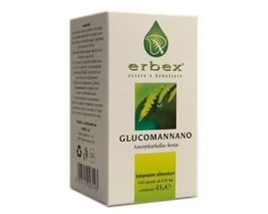 Erbex Glucomannano Integratore Alimentare 100 Capsule 430 mg