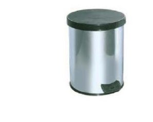 BIDONE PORTA RIFIUTI INOX