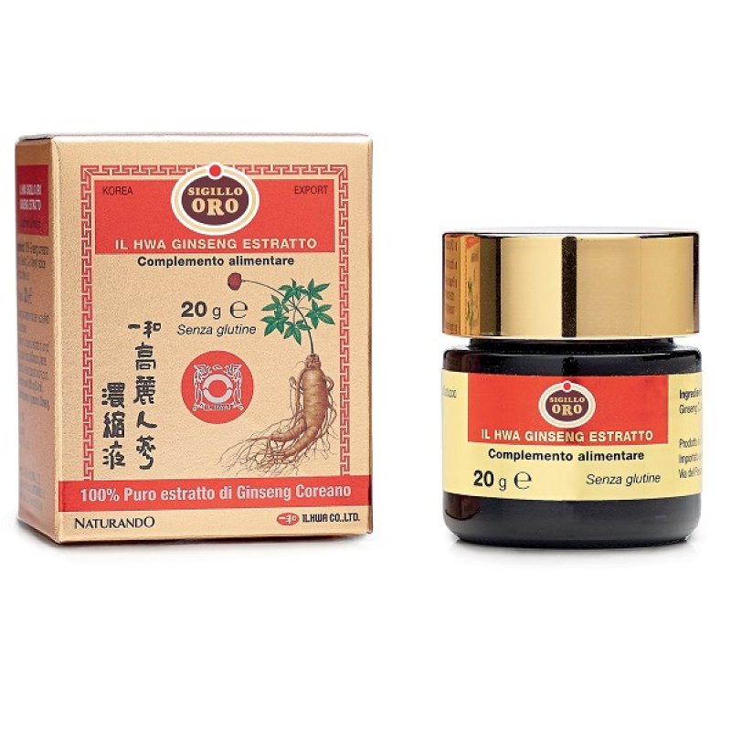 Ginseng Il Hwa Estratto Puro 20 g &ndash; Integratore di Ginseng Coreano di Alta Qualit&agrave;