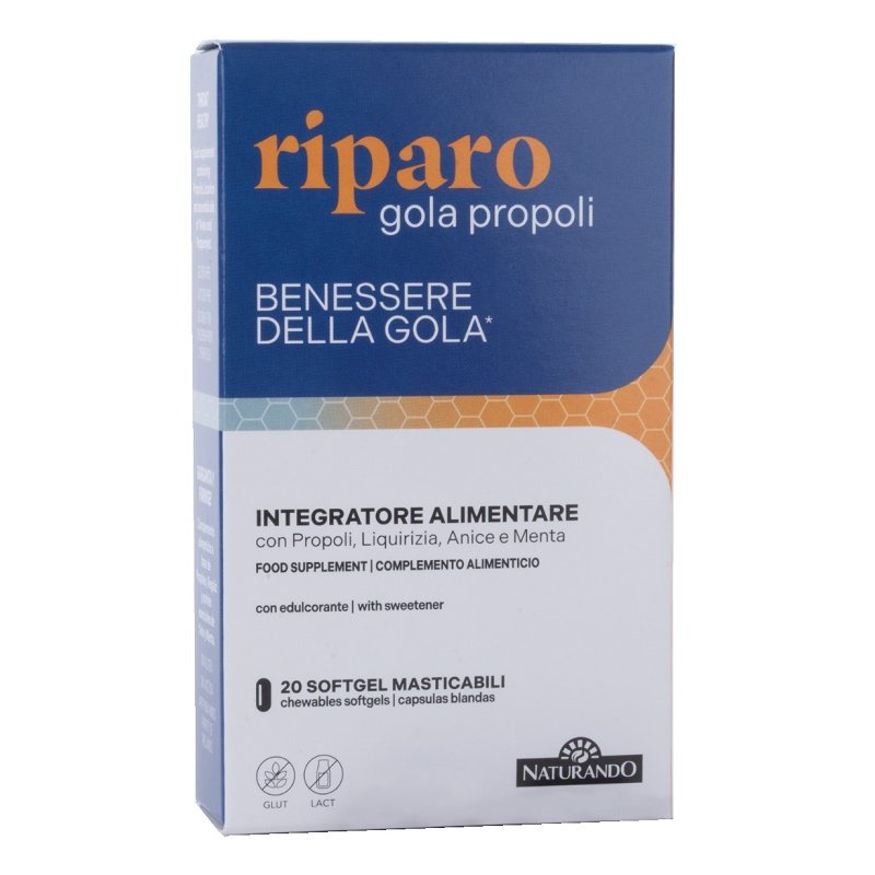 Naturando Riparo Gola Integratore Alimentare 20 ampolle bevibili