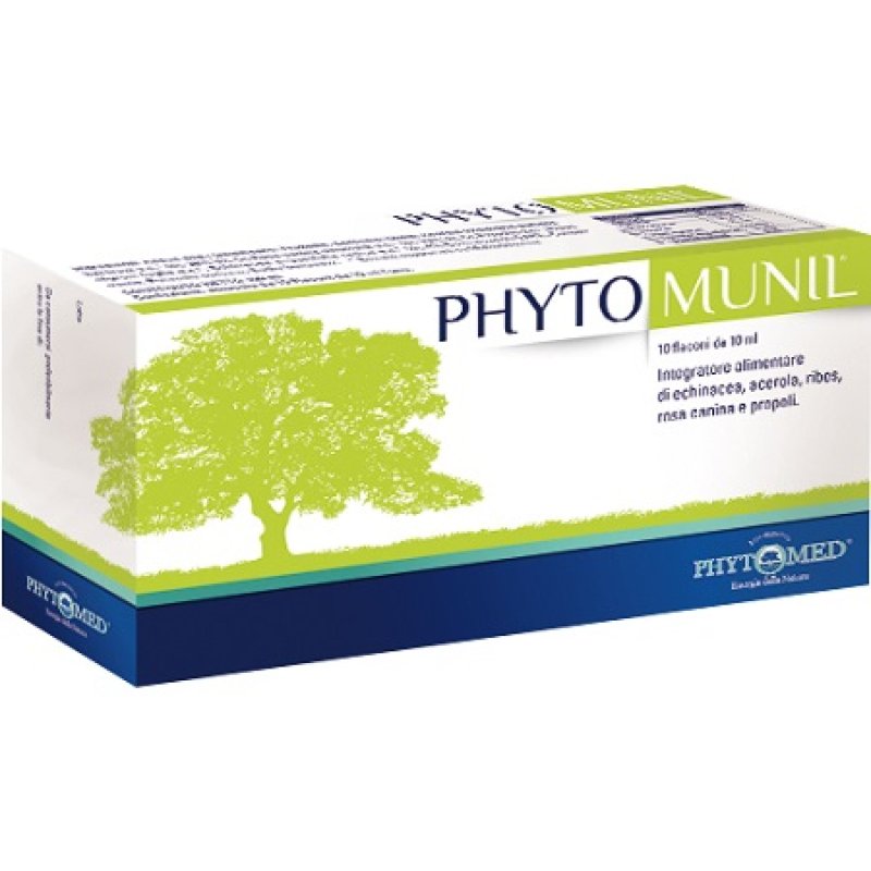 Phytomunil integratore alimentare 10 flaconcini da 10 ml Phytomunil integratore alimentare 10 flaconcini da 10 ml