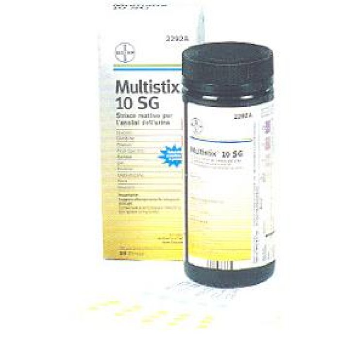Siemens Diagnostics  Esami delle Urine Multistix 10 SG 25 Strisce