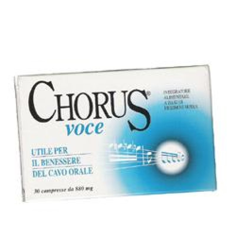 Chorus Voce Integratore Alimentare - 30 Compresse Chorus Voce Integratore Alimentare - 30 Compresse