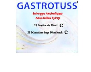 Gastrotuss Sciroppo Antireflusso 25 Bustine Contro il Reflusso Gastrico