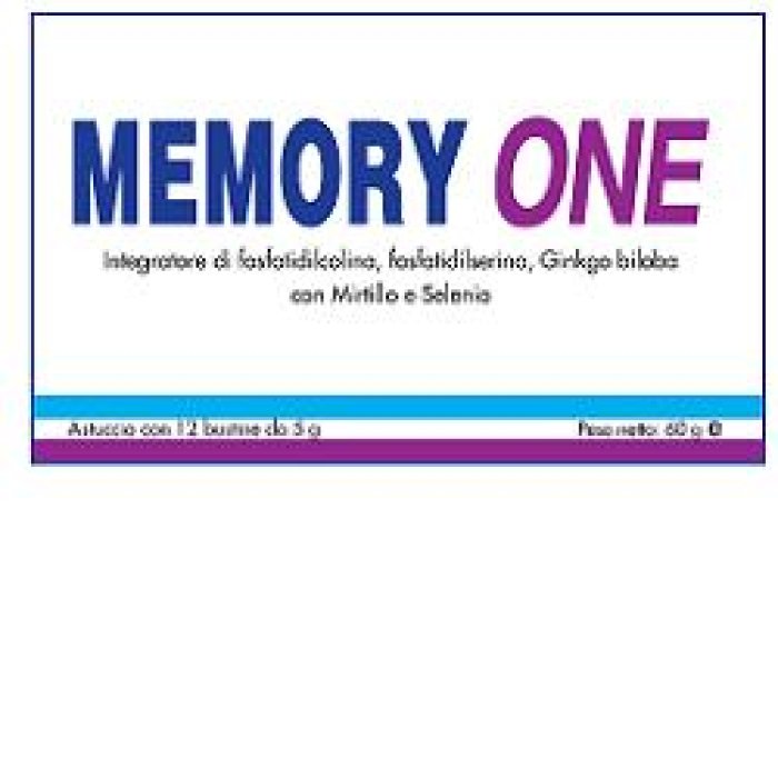 Leader Natural Pharma Memory One 12 Bustine