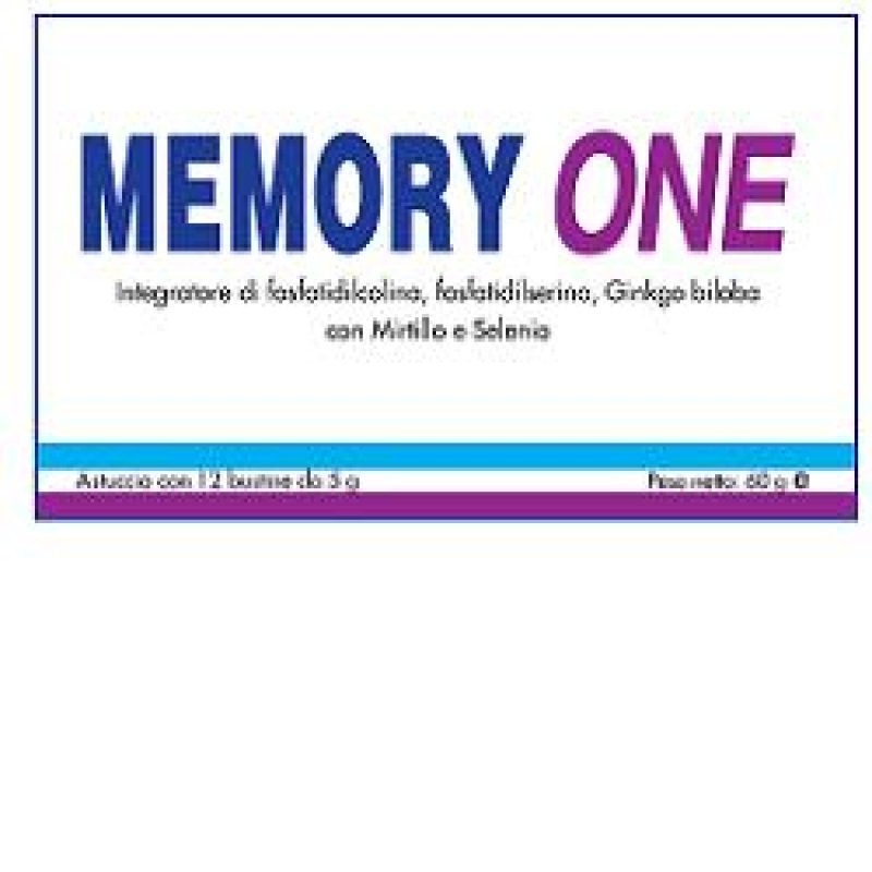 Leader Natural Pharma Memory One 12 Bustine Leader Natural Pharma Memory One 12 Bustine