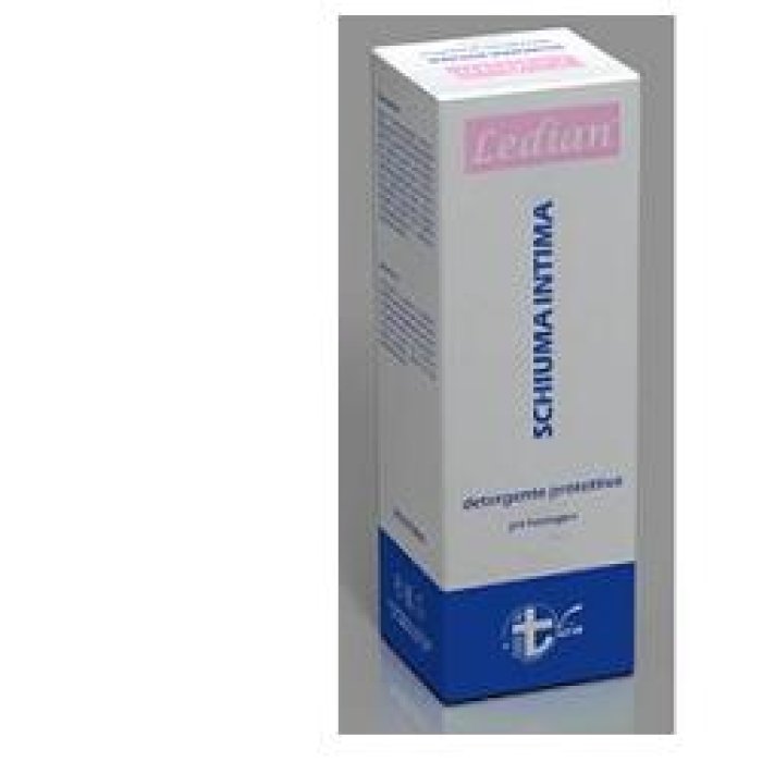 Ledian Schiuma Intima Delicata 100 millilitri Detergente Schiuma per Igiene Intima Quotidiana Donna e Uomo