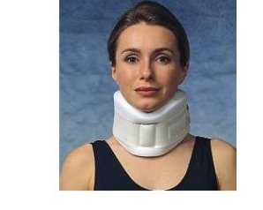 Ro+ten Collare Cervicale In Gommapiuma Da 7,5cm Misura Universale Bianco