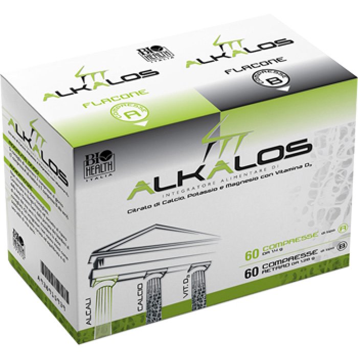 Biohealth Italia Alkalos 2 Flaconi 60 Compresse