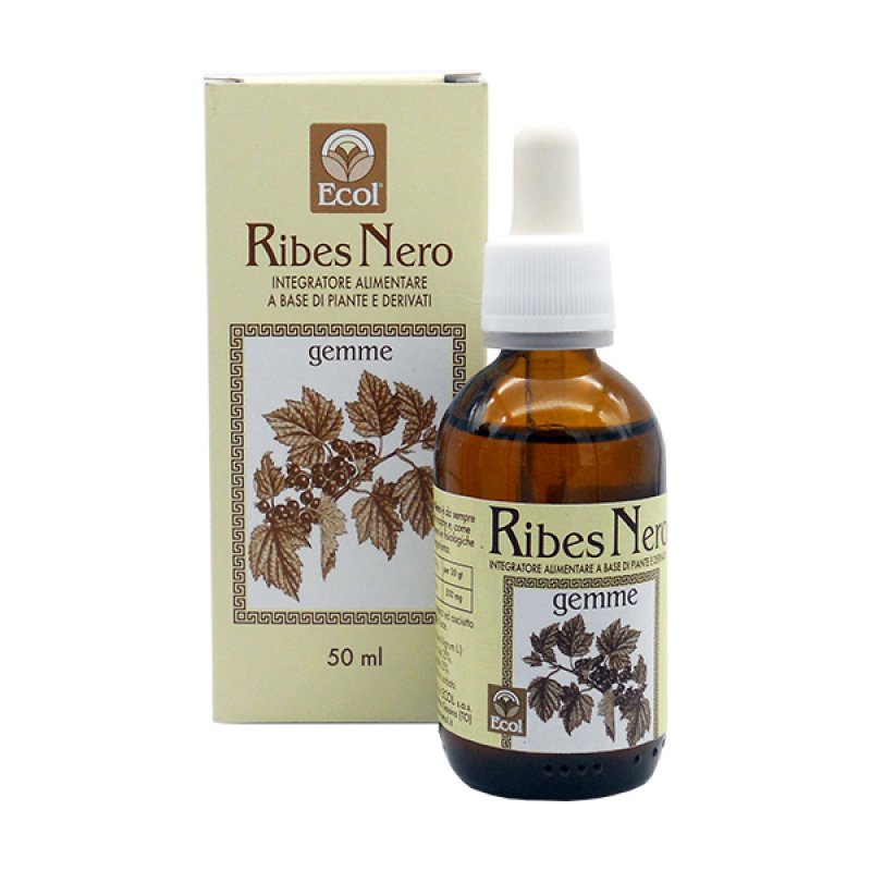 Ecol Ribes Nero Gemme Estratto Analcolico 50 ml Ecol Ribes Nero Gemme Estratto Analcolico 50 ml