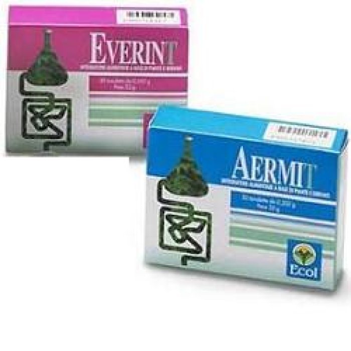 Aermit 50 tavolette 0,5 g - integratore erboristico in compresse Aermit 50 tavolette 0,5 g - integratore erboristico in compresse