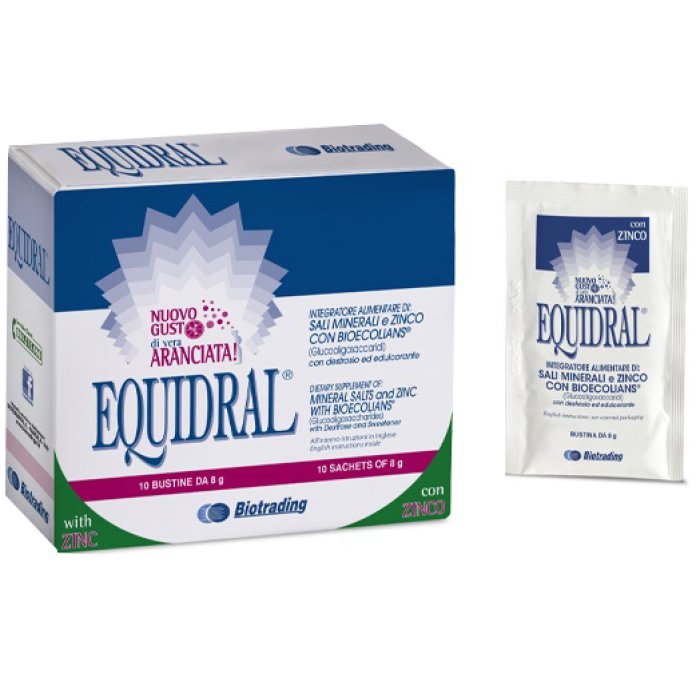 Biotrading Equidral Integratore Alimentare di Sali Minerali 10 Bustine
