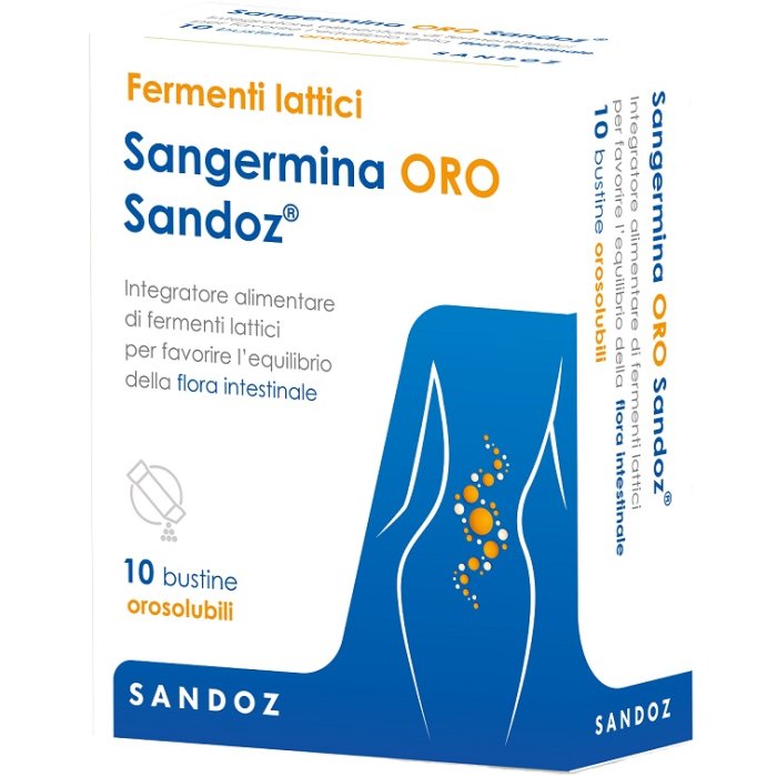 Sangermina Oro integratore alimentare 10 bustine orosolubili uso orale Sangermina Oro integratore alimentare 10 bustine orosolubili uso orale