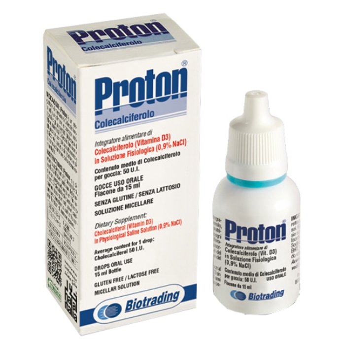 Biotrading Proton Gocce Integratore Alimentare Flacone da 15 ml Biotrading Proton Gocce Integratore Alimentare Flacone da 15 ml