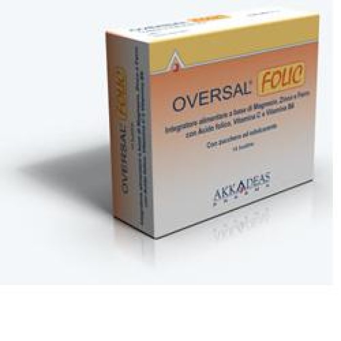 Akkadeas Pharma Oversal Folic 14 Bustine