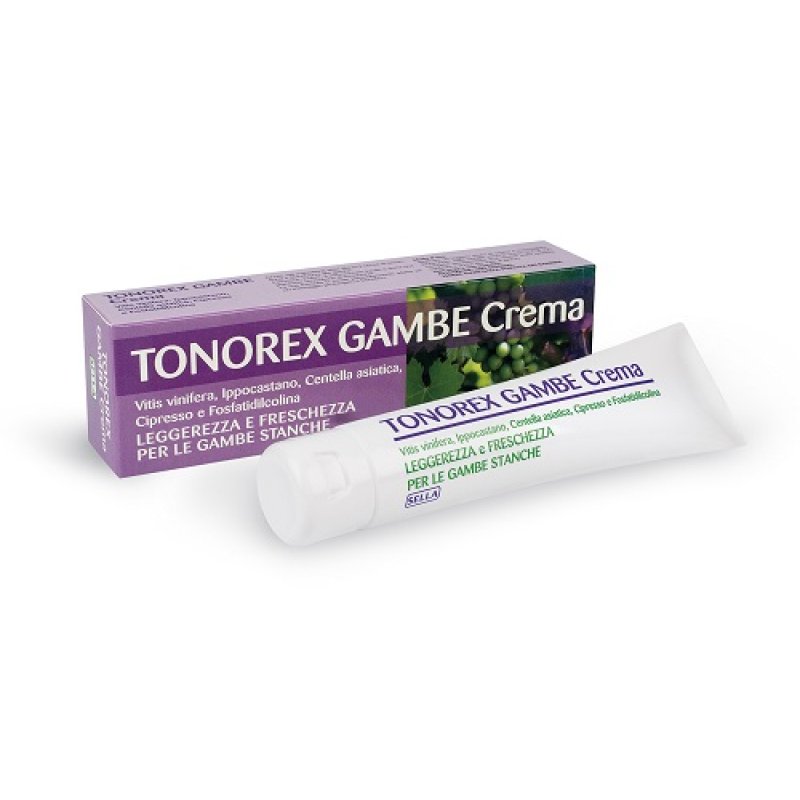 Tonorex Crema Gambe 60 ml &ndash; Crema defaticante e rinfrescante per gambe pesanti e affaticate