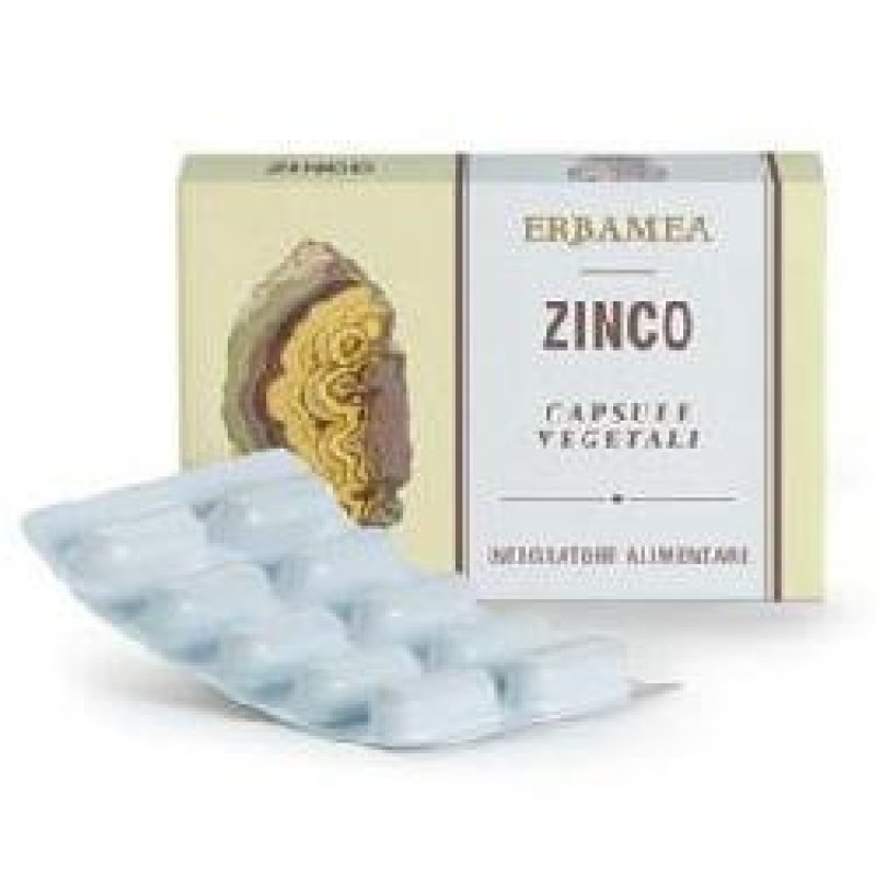 Zinco 24 Capsule Vegetali EBM Integratore di Zinco ad Alto Assorbimento per Sistema Immunitario, Pelle e Capelli
