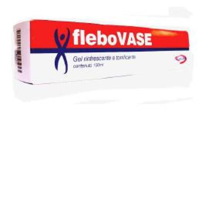 Flebovase Gel 100 Millilitri per Gambe Pesanti, Vene Varicose e Capillari Fragili