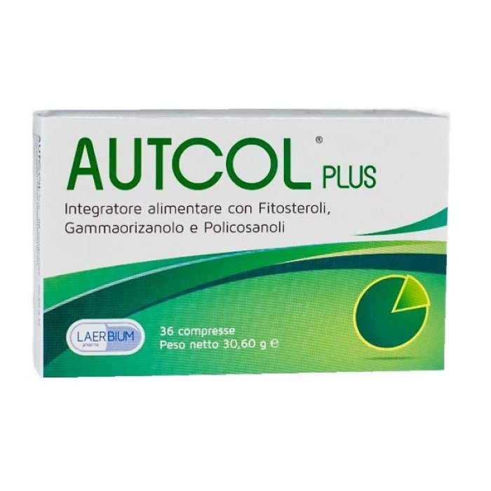 Laerbium Pharma Autcol Plus 36 Compresse Laerbium Pharma Autcol Plus 36 Compresse