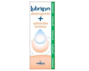 Uniderm Lubrigyn Cofanetto Detergente 200 ml + Salviette Intime