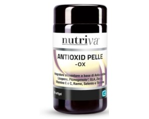 Nutriva  Antiossidante Antioxid-OX Pelle Integratore 30 Capsule Softgel